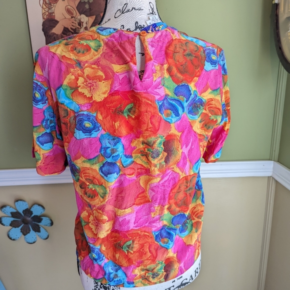 Color FX silk top - Picture 2 of 9